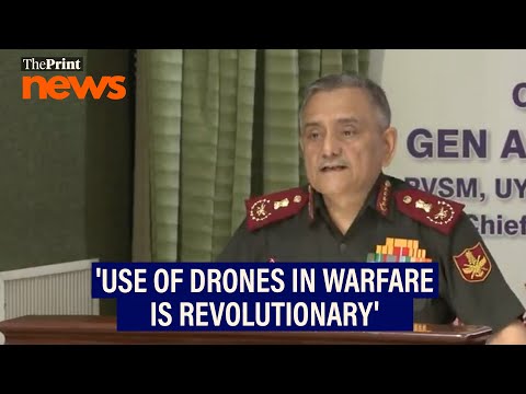 'Use of drones revolutionary in warfare,' says CDS General Anil Chauhan MoD event