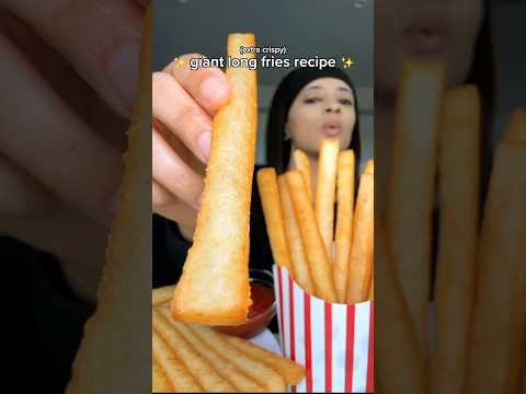 Extra crispy long fries recipe 🍟 w/ @eatfruitriot #fruitriotpartner