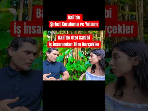 Bali’de şirket kurulumu ve yatırım #bali #yurtdışındaçalışmak #oturumizni #girişimcilik #company
