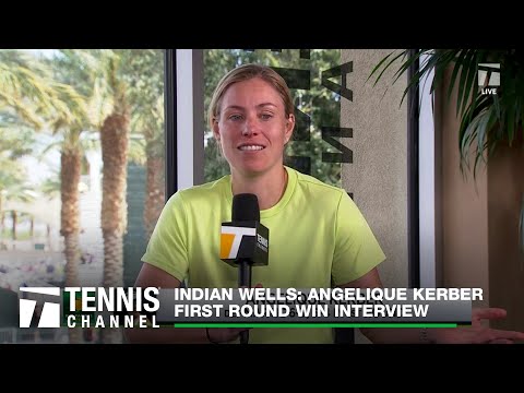 Angelique Kerber Talks First Victory Back in Tennis Paradise