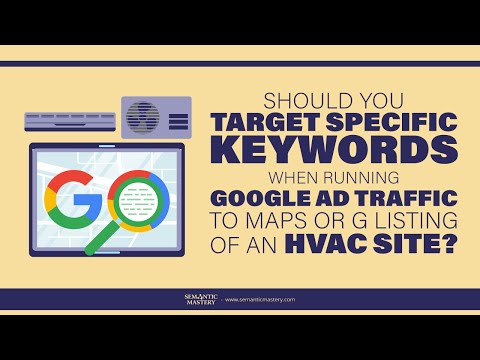 Should You Target Specific Keywords When Running Google Ad Traffic To Maps Or G Listing Of A Site?