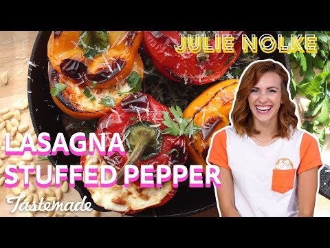 Lasagna Stuffed Pepper I Julie Nolke