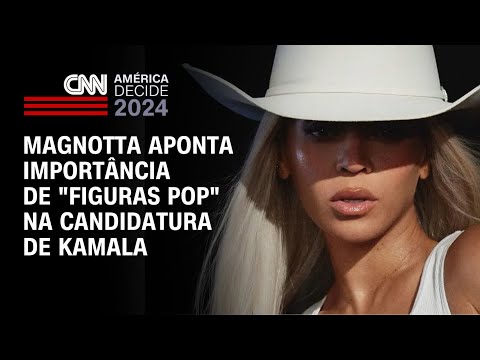 Magnotta aponta importância de "figuras pop" na candidatura de Kamala | AMÉRICA DECIDE