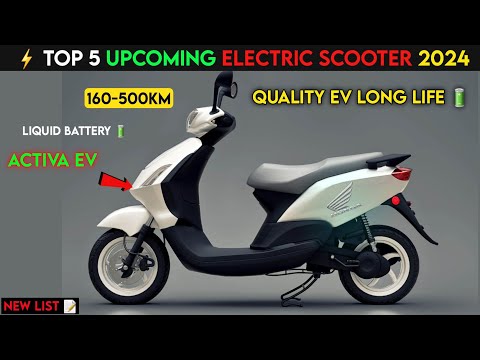⚡ Top 5 Upcoming Best Electric Scooter 2024 | New list | Activa EV | Best EV 2024 | ride with mayur