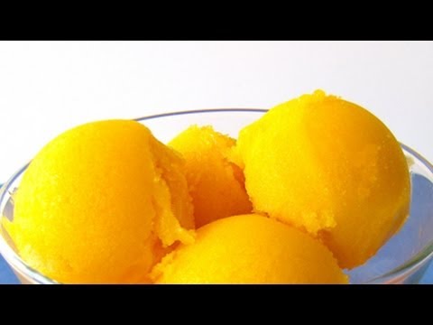 Mango Sorbet Recipe - by Laura Vitale - Laura in the Kitchen Episode 161 - UCNbngWUqL2eqRw12yAwcICg