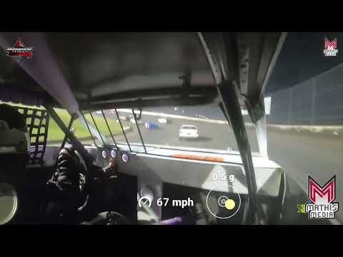 #11MC David McDaniel - Pure Stock - 6-23-2023 Arrowhead Speedway - In Car Camera - dirt track racing video image