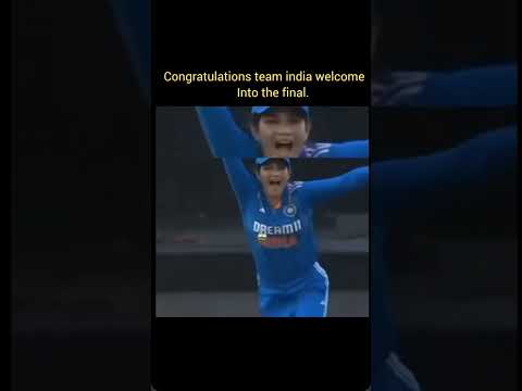 congratulations team india welcome to the odi would cup final #indaincricketteam #cricket