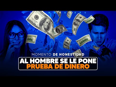 Al hombre se le pone prueba de dinero? (Twitter de Karen Ozuna) - Momento de Honestidad