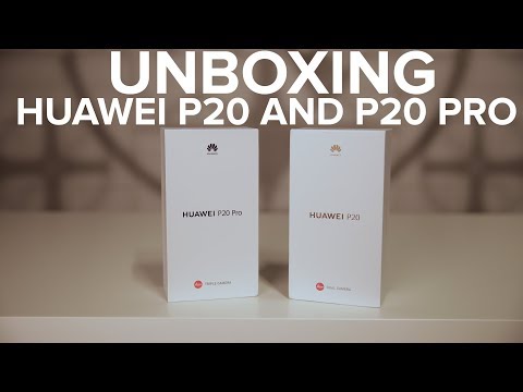 Unboxing the Huawei P20 and P20 Pro - UCOmcA3f_RrH6b9NmcNa4tdg