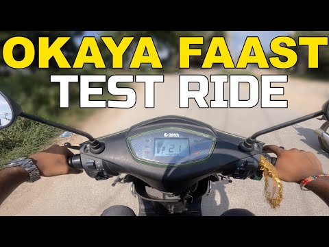 OKAYA FAAST F4 Test Ride | Range 160 KM | TOP SPEED 60KM | Electric Vehicles