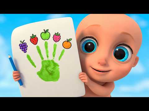 Finger Family with Fruits + Johny Johny Yes Papa - Learn Colors - Baby Kids Songs & Nursery Rhymes