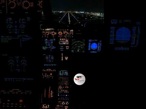 Night takeoff Dubai DXB