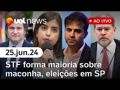 UOL News 2ª Edição com Diego Sarza | PROGRAMA COMPLETO | 25/06/2024