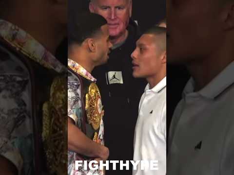 Rolly romero tries to punk isaac cruz during face off; trade heated insults