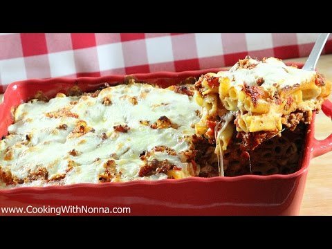 Nonna's Baked Ziti - Rossella's Cooking with Nonna - UCUNbyK9nkRe0hF-ShtRbEGw