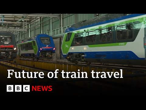 Inside Europe's trailblazing hybrid trains - BBC News
