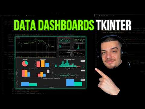 Python Data Dashboard Tutorial: TK Inter Basics to Advanced Visualizations