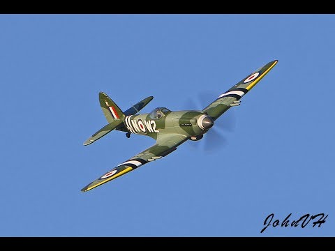 Durafly V2 Mk24 Spitfire WWII Fighter Warbird Evening Flight - UCLqx43LM26ksQ_THrEZ7AcQ
