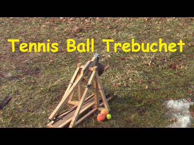 How to Build a Tennis Ball Trebuchet?
