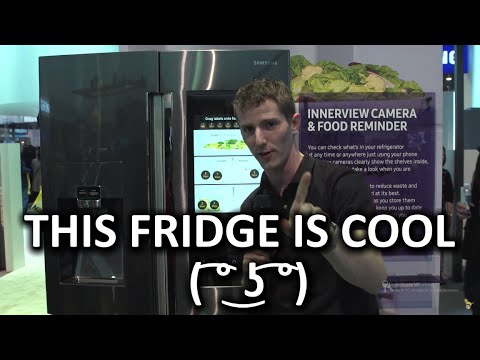 Ballin' Fridge with Hacks for Lazy Shoppers! - Samsung Booth - CES 2016 - UCXuqSBlHAE6Xw-yeJA0Tunw