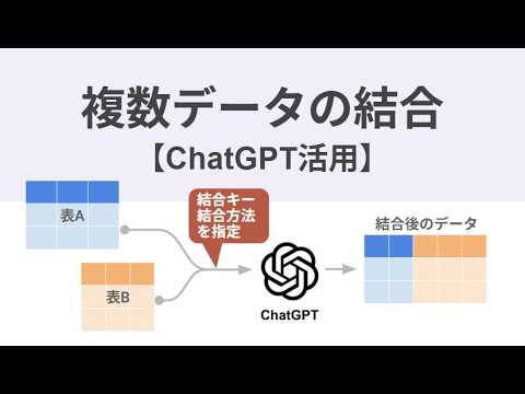 ChatGPTで複數データを結合(JOIN)