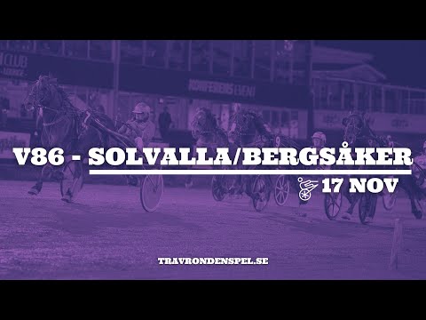 V86 Solvalla/Bergsåker | Tre S - Vi bjuder på nya skrällar!