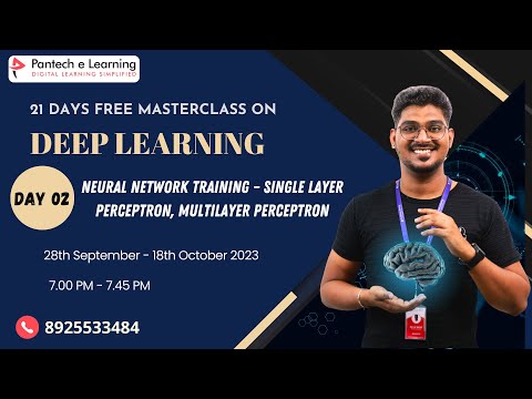 Day 02 - Neural Network training – single layer perceptron, multilayer perceptron