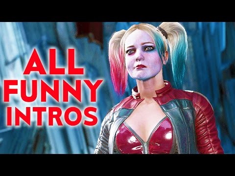 INJUSTICE 2 ALL Funniest Intros Dialogues Funny Character Banter Interaction Part 2 - UC1bwliGvJogr7cWK0nT2Eag