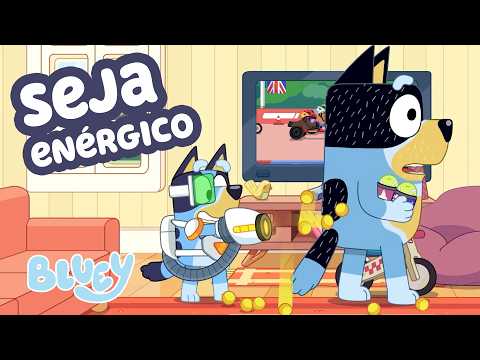 Momentos ativos com os Heelers! 🤪💙 | Cenas Hilárias | Bluey Português Brasil Canal Oficial