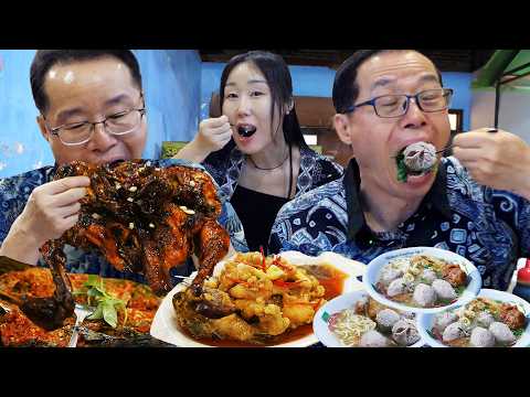 Parah! Papa Kembar Mulai Bakso… Cuci Mulut Ayam Bakar Utuh + Ikan?! 😂