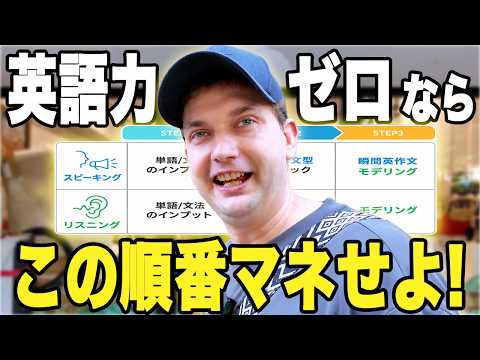 英語を話したいなら「この順番」を完コピせよ！【初心者必見】
