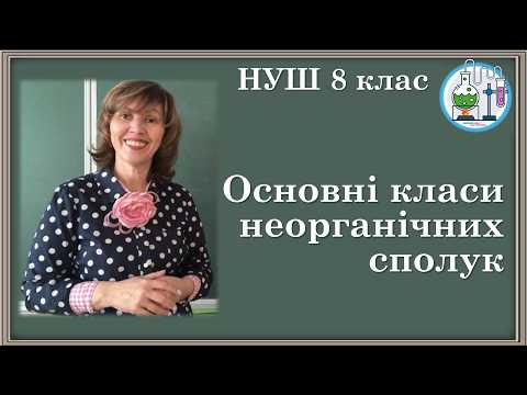 🟡НУШ_8 Поняття про основні класи неорганічних сполук