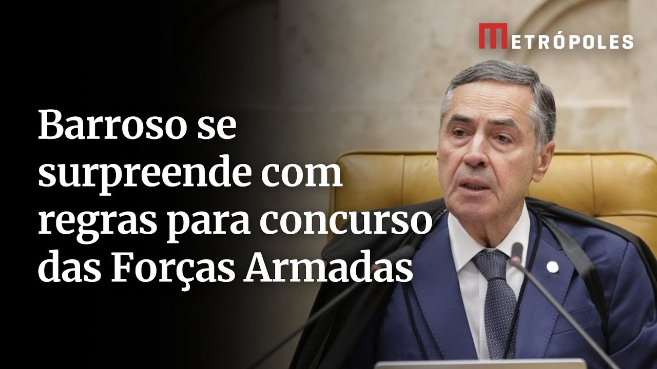 “Ahn?! É isso mesmo?” | Barroso se surpreende com regras para concurso das Forças Armadas