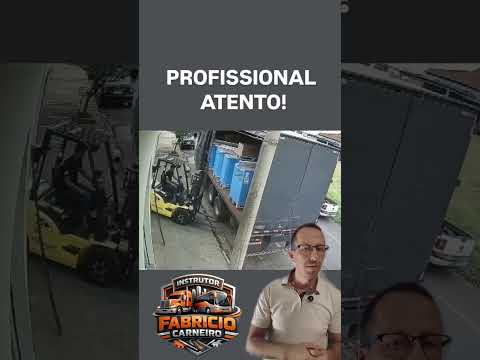 Durante o carregamento e descarregamento, o uso dos calços de segurança é fundamental.