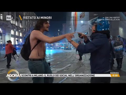 Scontri a Milano: il ruolo dei social - Agorà 21/10/2026