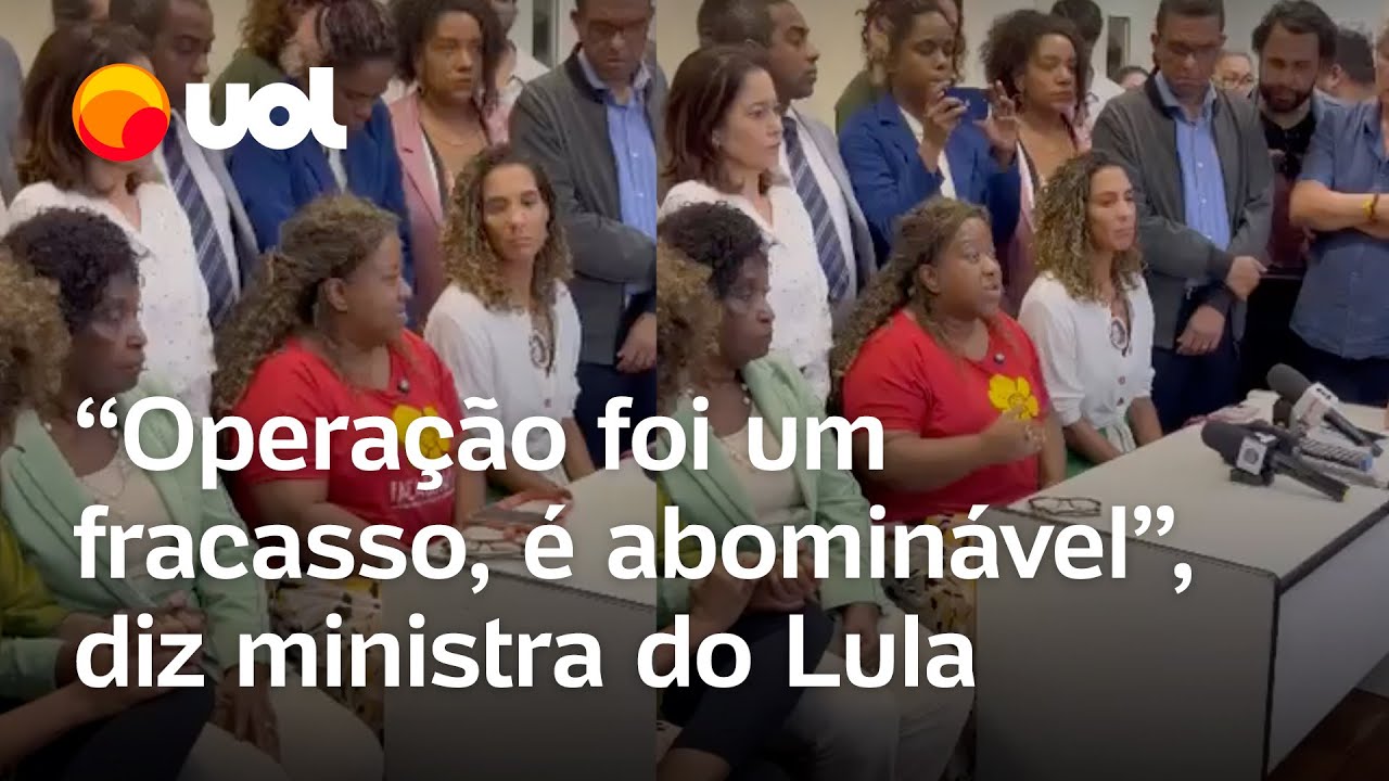 Operação no RJ foi um fracasso é abominável diz ministra do Direitos Humanos  TV Online Operação no RJ foi um fracasso é abominável diz ministra do Direitos Humanos