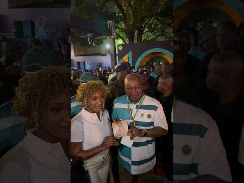 had the privilege 2 present my Ready Album to His Excellency John Dramani Mahama. Such a Humble man