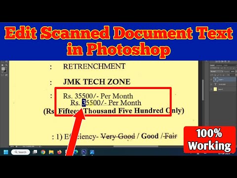 How to Edit Scanned Document Text in Photoshop
