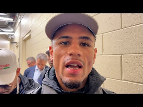 Jamaine ortiz dissapointed with boxing! Says teofimo's only offense was a headbutt!