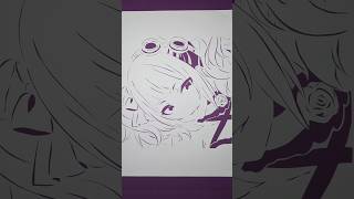 【切り絵】田中摩美々 #シャニマス #シャニアニ #アイドルマスターシャイニーカラーズ #papercraft #切り絵