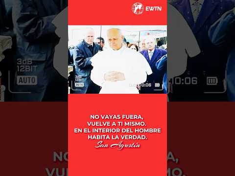 Durante su visita a las ruinas de Hipona, en Argelia.