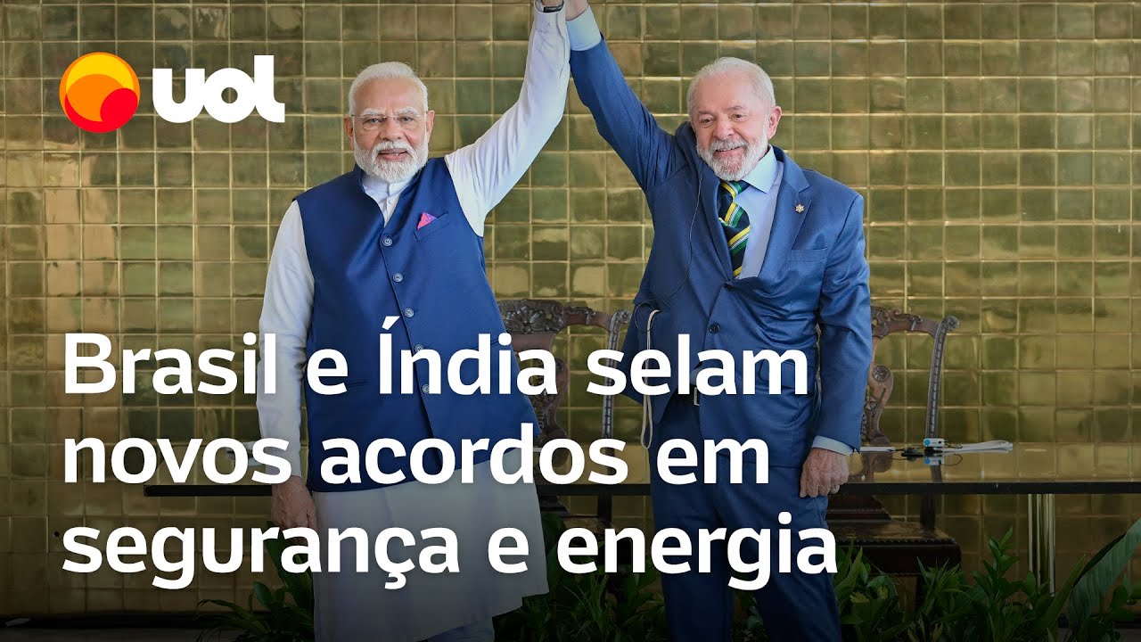 Brasil e Índia selam novos acordos em segurança energia e transformação digital