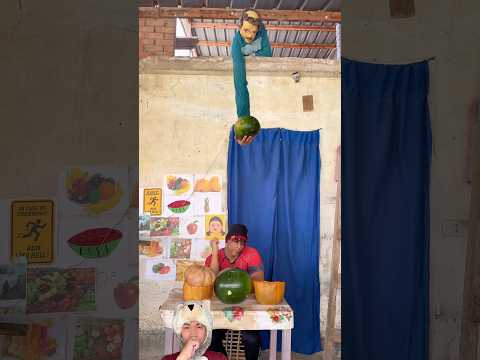 Tukar semangka besar spiderman #shorts