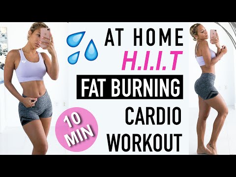 AT HOME HIIT | Fat Burning WORKOUT, less than 10 minutes! - UCR117JPMLO3Y7J5mIblkBNg