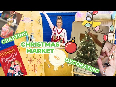 a very merry holiday market vlog & Christmas decorating  🎁 🎄 ❄️