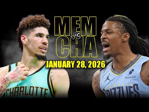 Memphis Grizzlies vs Charlotte Hornets Full Game Highlights – January 28, 2026 | NBA Season