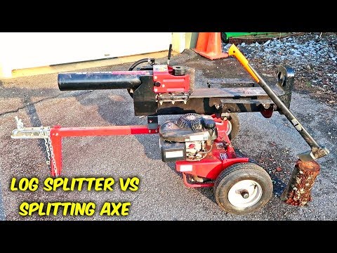 Hydraulic Log Splitter vs Splitting Axe - UCkDbLiXbx6CIRZuyW9sZK1g
