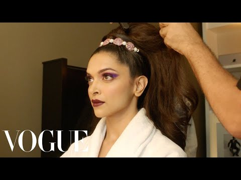 Video - Bollywood Fashion - Deepika Padukone GETS READY for the Met Gala | Vogue #Beauty