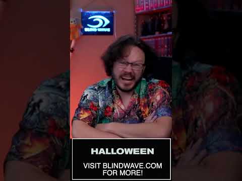 We're not running in the woods! #reaction #halloween #horror