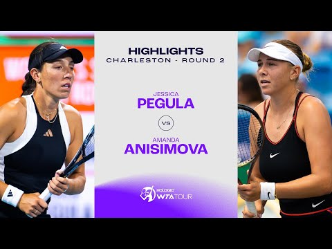 Jessica Pegula vs. Amanda Anisimova | 2024 Charleston Round 2 | WTA Match Highlights